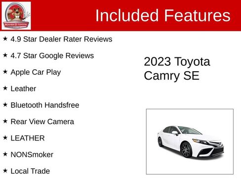 Used 2023 Toyota Camry SE image 4