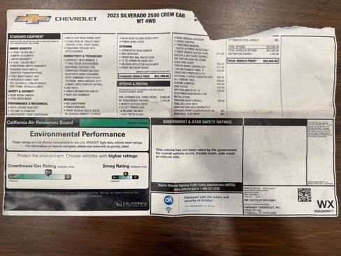 Used 2023 Chevrolet Silverado 2500 W/T w/ WT Convenience Package AWD/4WD image 54