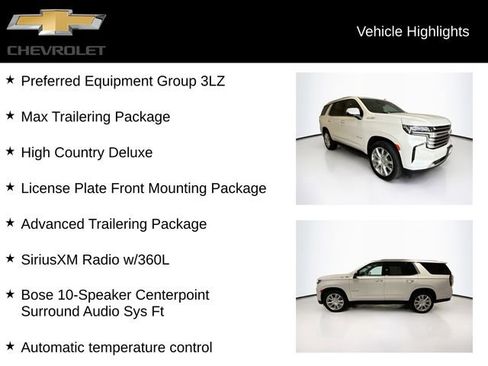 Certified 2023 Chevrolet Tahoe High Country image 5