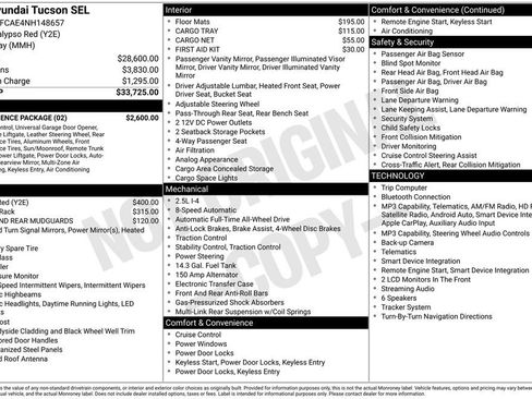 Used 2022 Hyundai Tucson SEL w/ Convenience Package AWD/4WD image 5