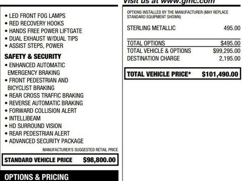 Used 2025 GMC Yukon XL AT4 Ultimate AWD/4WD image 2