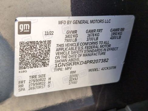 Certified 2023 Chevrolet Tahoe RST AWD/4WD image 34