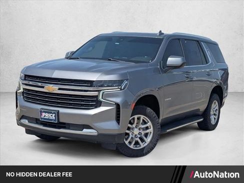 Used 2021 Chevrolet Tahoe LT w/ Rear Media and Nav Package RWD image 1