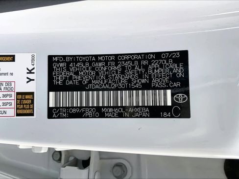 Certified 2023 Toyota Prius LE image 35