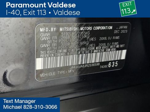 Used 2024 Mitsubishi Outlander SE image 30