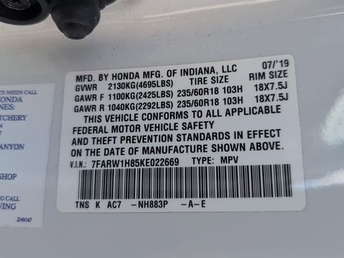 Used 2019 Honda CR-V EX-L image 25