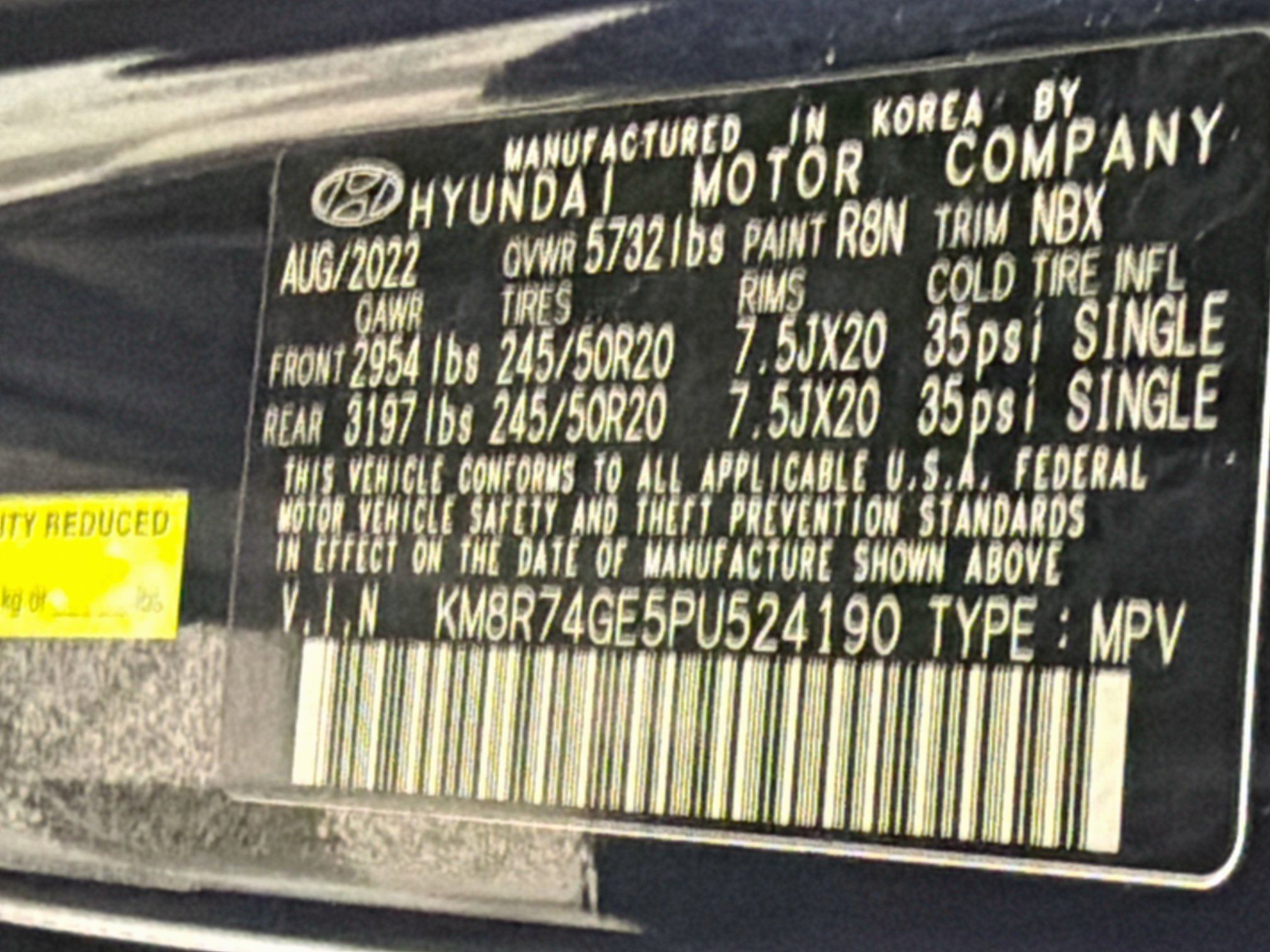 Used 2023 Hyundai Palisade Calligraphy w/ Cargo Package FWD image 12