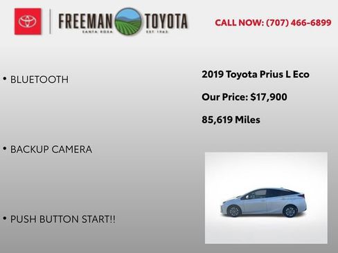 Used 2019 Toyota Prius L Eco image 4