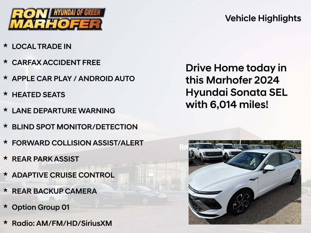 Used 2024 Hyundai Sonata SEL AWD/4WD image 10