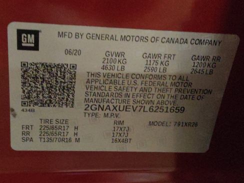 Used 2020 Chevrolet Equinox LT AWD/4WD image 33