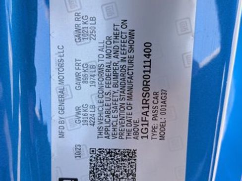 Used 2024 Chevrolet Camaro LT w/ RS Package image 16