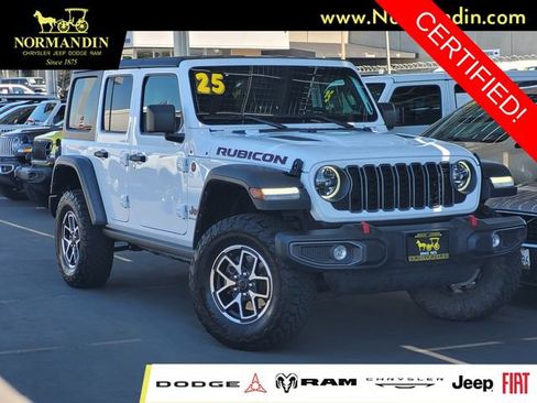 Certified 2025 Jeep Wrangler Unlimited Rubicon AWD/4WD image 1
