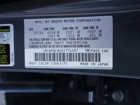 Certified 2025 MAZDA MAZDA3 Carbon image 43