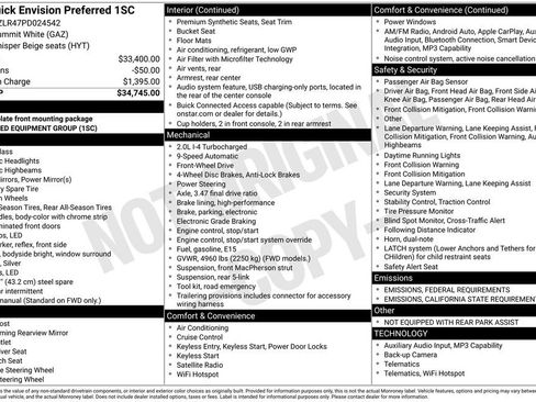 Used 2023 Buick Envision Preferred image 6