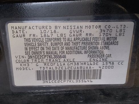 Used 2019 Nissan Versa Note SV FWD image 33