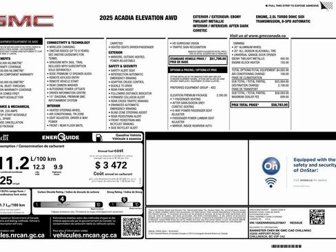 Used 2025 GMC Acadia Elevation w/ Elevation Premium Package image 4