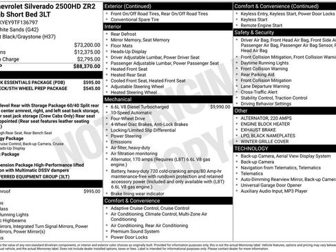 Used 2026 Chevrolet Silverado 2500 ZR2 w/ LPO, Dark Essentials Package image 2