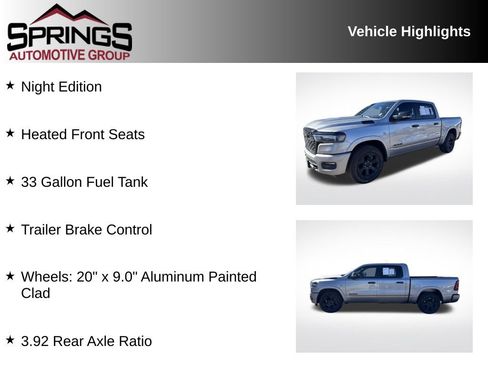 Used 2026 RAM 1500 Lone Star AWD/4WD image 2