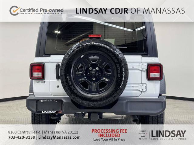 Certified 2024 Jeep Wrangler Unlimited Sport AWD/4WD image 9