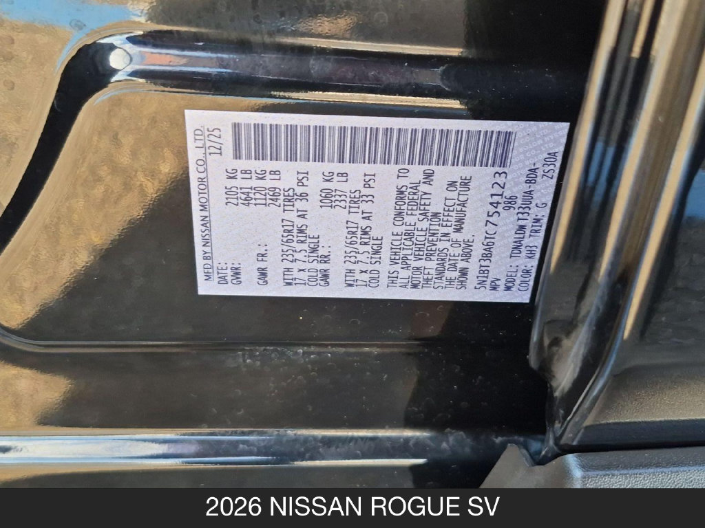 Certified 2026 Nissan Rogue SV FWD image 25