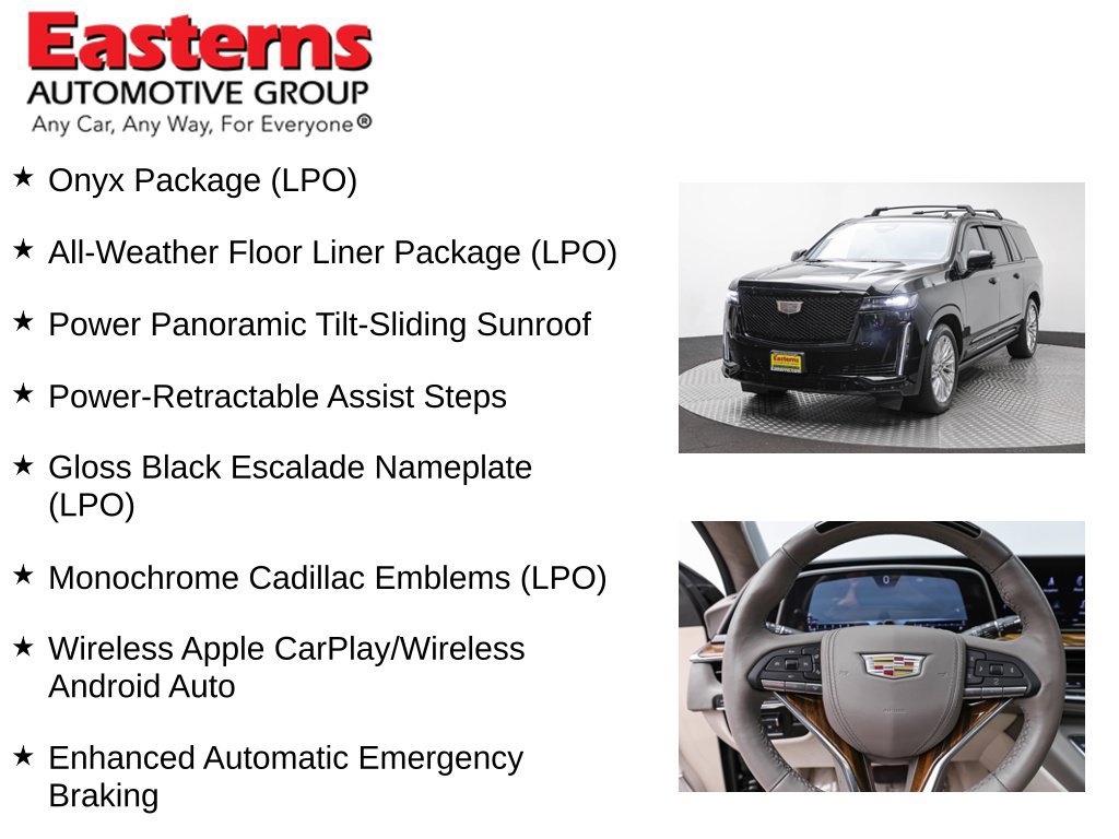 Used 2024 Cadillac Escalade ESV Sport Platinum w/ LPO, ONYX Package AWD/4WD image 12