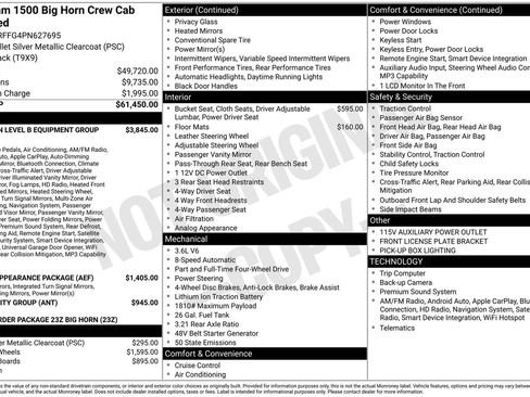 Used 2023 RAM 1500 Big Horn AWD/4WD image 35