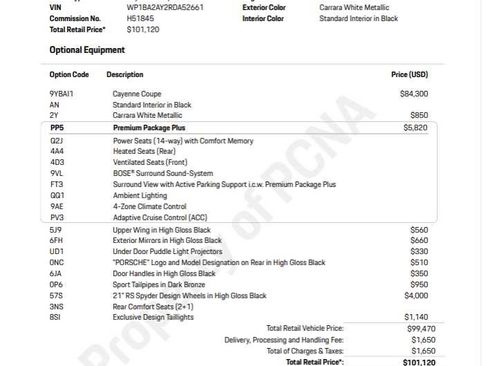 Used 2024 Porsche Cayenne Coupe image 11