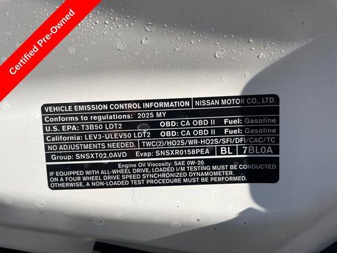 Certified 2025 Nissan Murano SV image 35