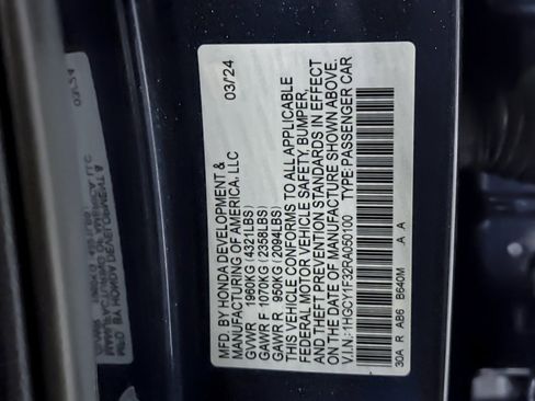 Used 2024 Honda Accord EX image 20