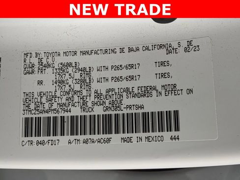 Used 2023 Toyota Tacoma TRD Sport w/ Advanced Technology Package AWD/4WD image 31