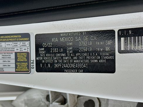 Used 2022 Kia Forte LXS FWD image 12