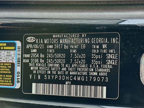 Used 2021 Kia Telluride EX w/ EX Premium Package AWD/4WD image 36