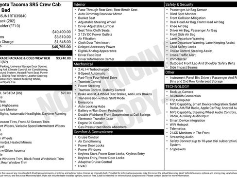 Used 2024 Toyota Tacoma SR5 AWD/4WD image 18