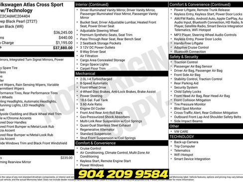 Used 2021 Volkswagen Atlas Cross Sport SE FWD image 41