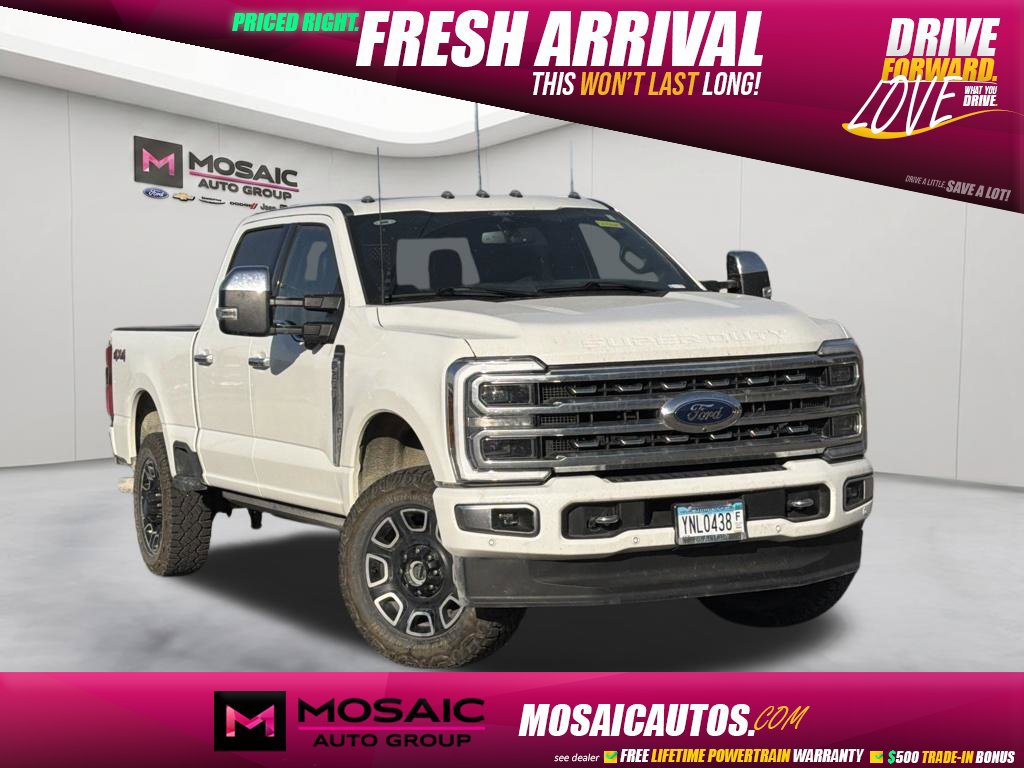 Used 2024 Ford F350 Platinum w/ Snow Plow Prep Package AWD/4WD image 1