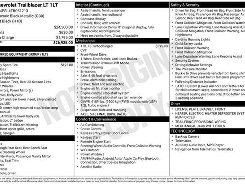 New 2026 Chevrolet TrailBlazer LT FWD image 11