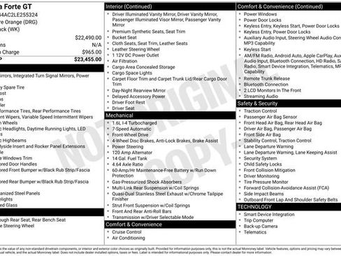 Certified 2020 Kia Forte GT image 15