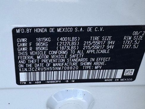 Used 2022 Honda HR-V EX image 43