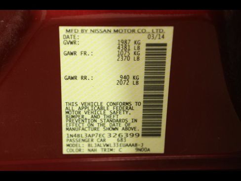 Used 2014 Nissan Altima 3.5 SL w/ Technology Package FWD image 27