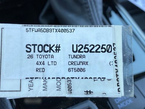 Used 2026 Toyota Tundra Limited w/ TRD Off-Road Package image 34