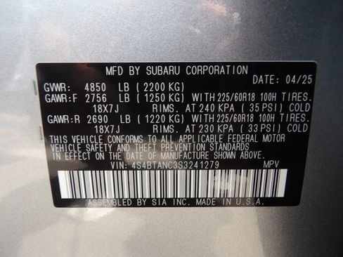 Certified 2025 Subaru Outback Limited w/ Popular Package #2 AWD/4WD image 34