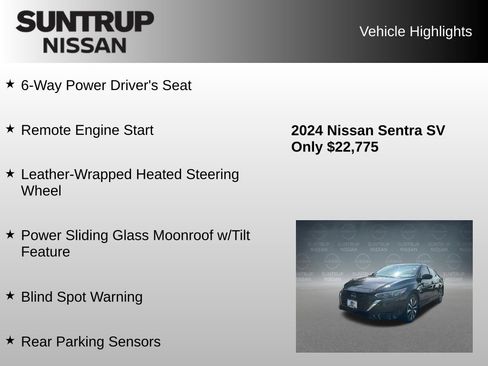 Used 2024 Nissan Sentra SV w/ SV Premium Package FWD image 16