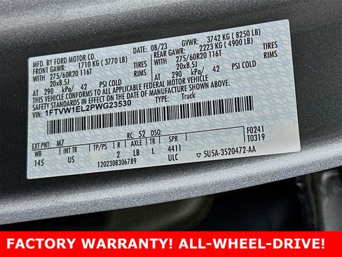 Used 2023 Ford F150 Lightning XLT w/ Equipment Group 312A High image 33