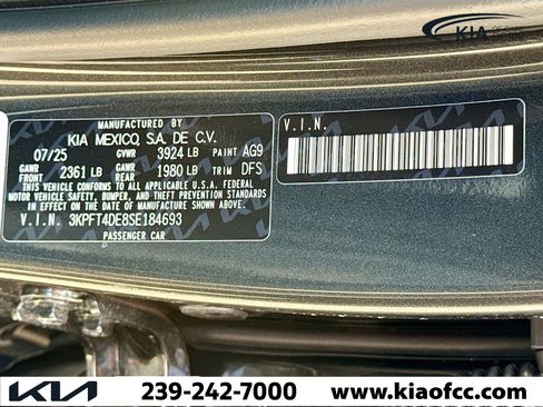 New 2025 Kia K4 LXS image 38