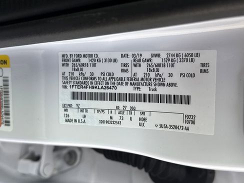 Used 2019 Ford Ranger XLT w/ Equipment Group 302A Luxury image 31