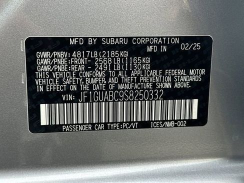 New 2025 Subaru Impreza 2.0i image 32