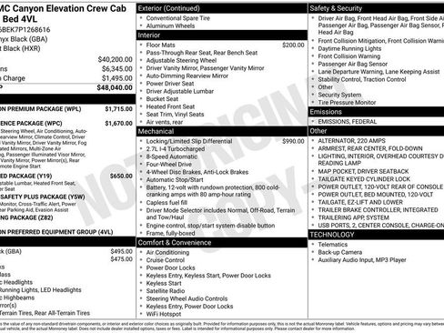 Used 2023 GMC Canyon Elevation w/ Elevation Premium Package image 13