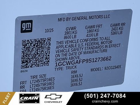 New 2025 Chevrolet Express 2500 w/ Driver Convenience Package image 32