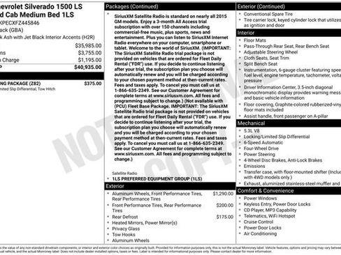 Used 2015 Chevrolet Silverado 1500 LS w/ Trailering Package image 17