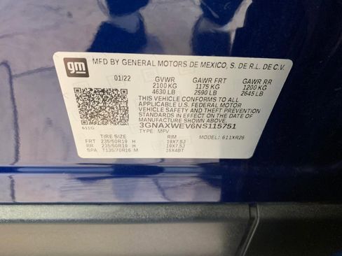Used 2022 Chevrolet Equinox RS AWD/4WD image 60